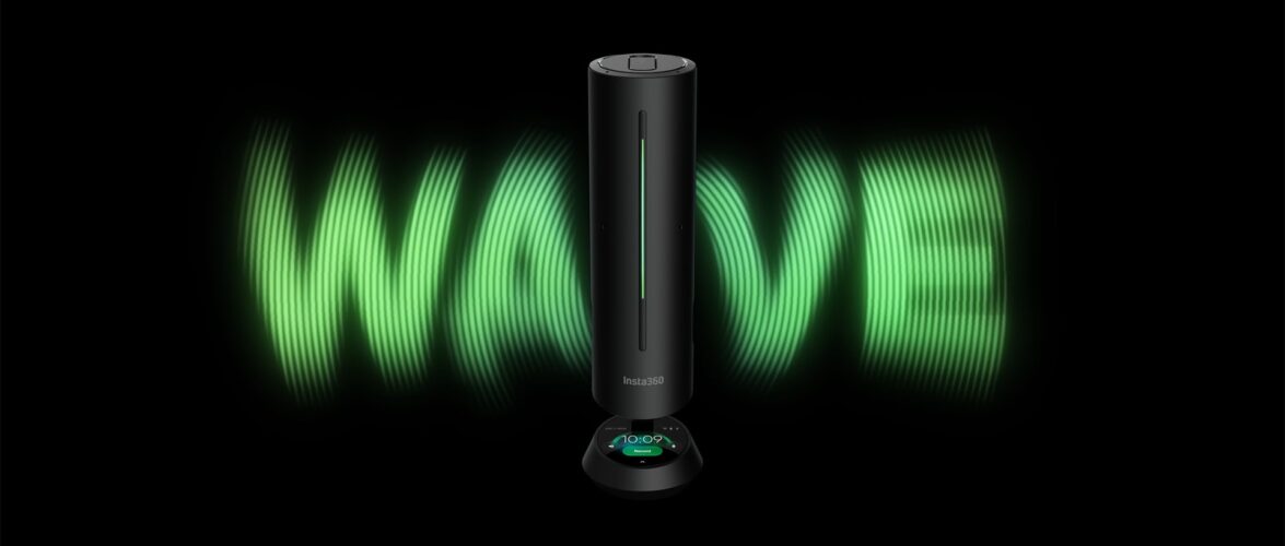 The Wave microphone, developed by Insta360. Image source: Insta360.