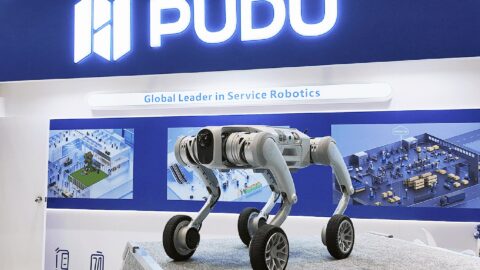 The new four-legged D5 robot developed by Pudu Robotics. Photo courtesy of the company.