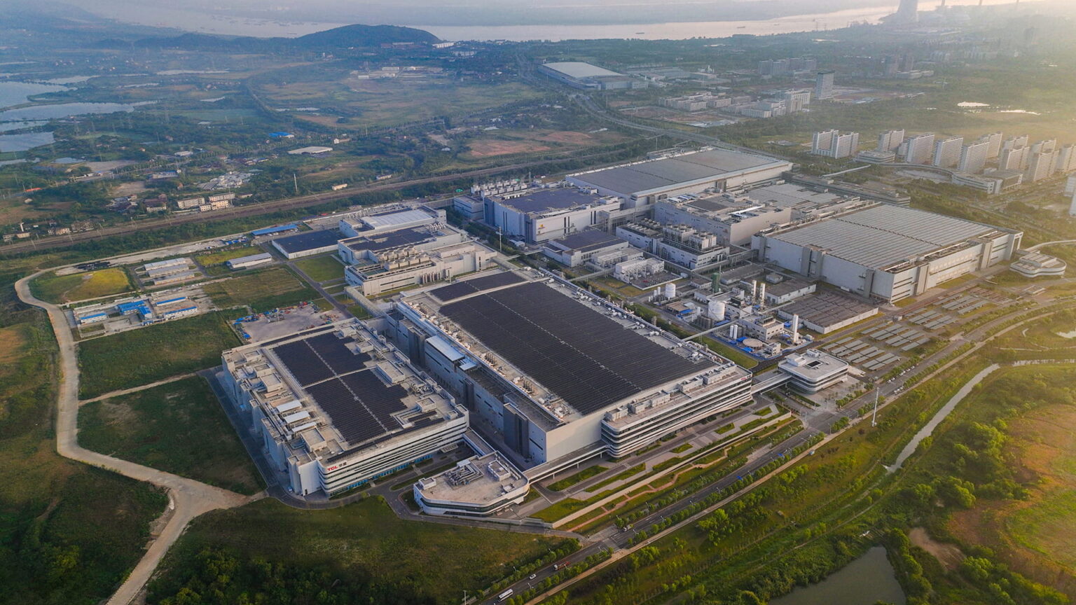The Wuhan facility of TCL China Star Optoelectronics Technology. Photo source: TCL.