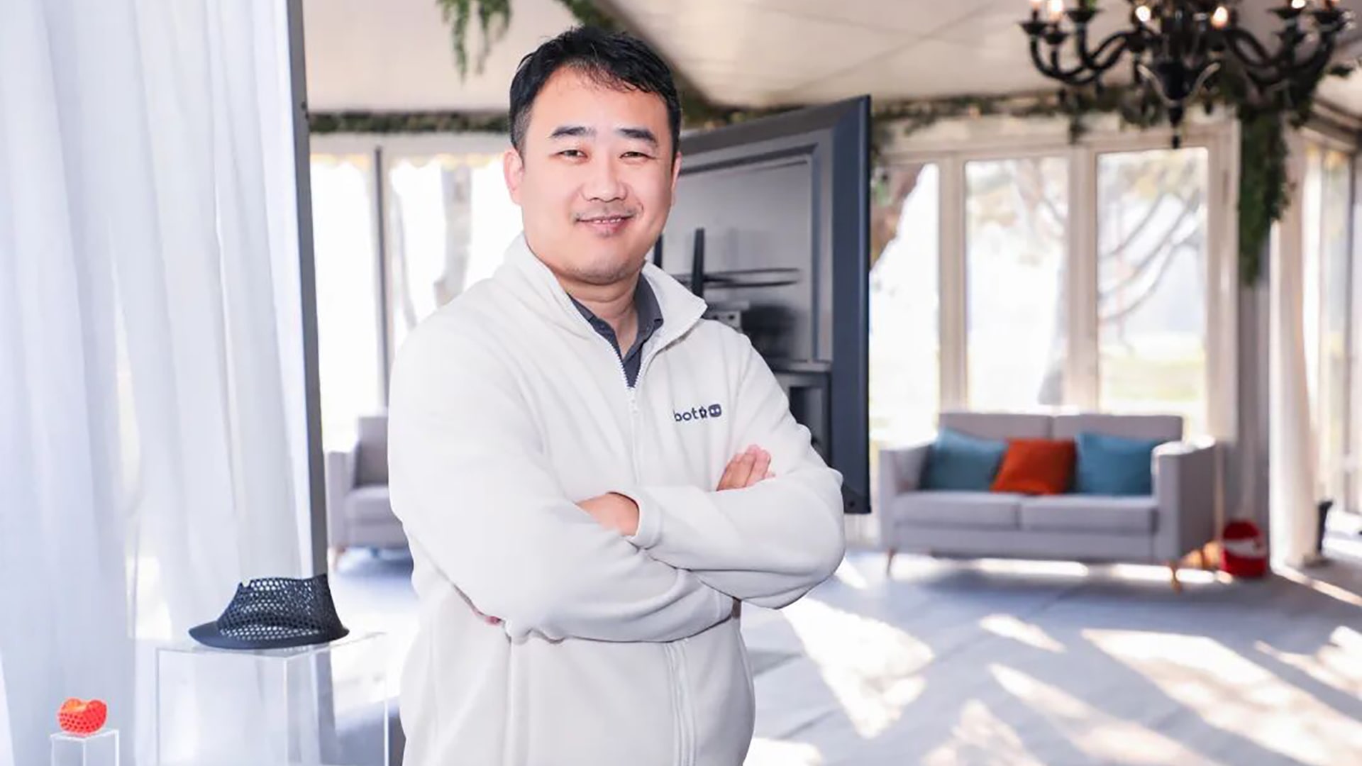 Photo of Yu Yinan, founder of Vbot.