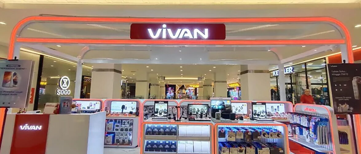 A retail booth for Vivan, one of Wook’s consumer electronics accessories brands. Photo source: IPO Zaozhidao.