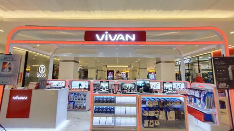 A retail booth for Vivan, one of Wook’s consumer electronics accessories brands. Photo source: IPO Zaozhidao.