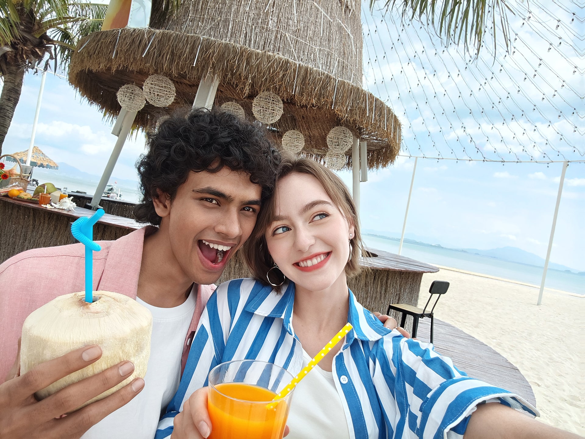 A group selfie taken with the iQOO 15 smartphone, according to the brand.