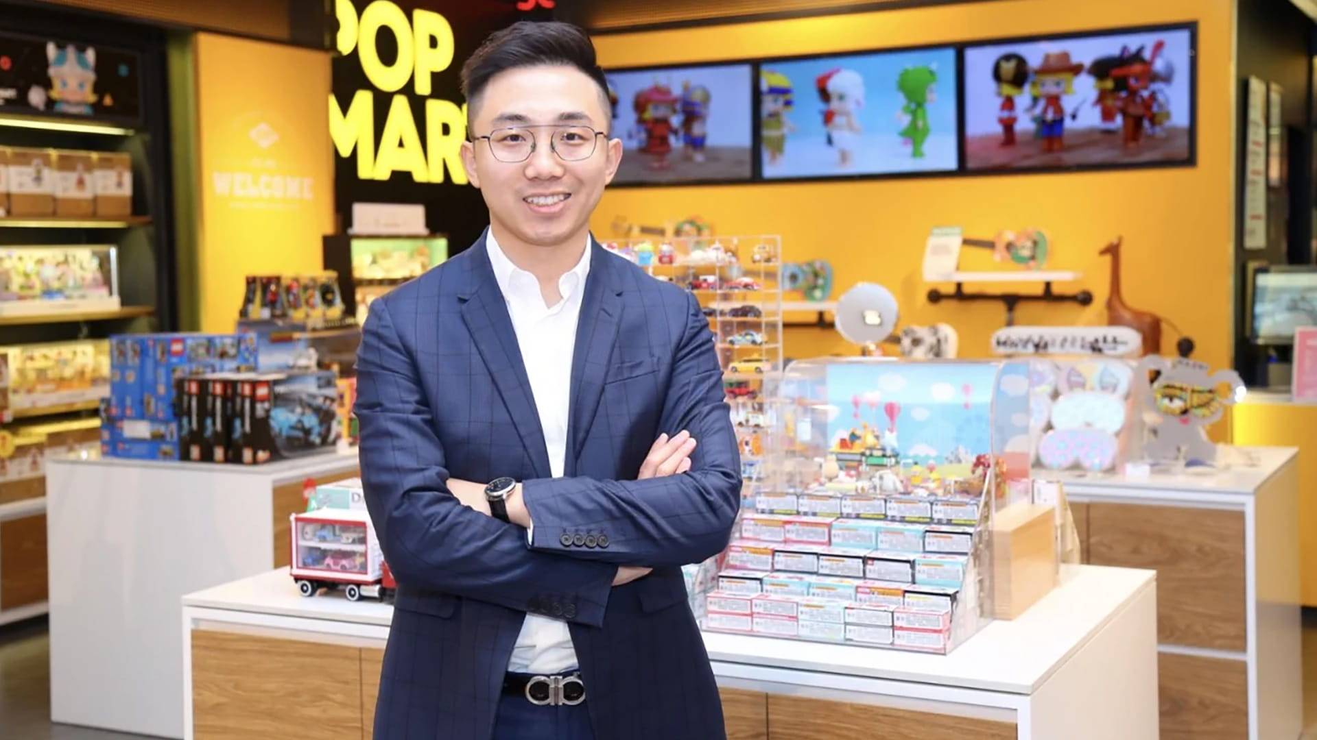 Photo of Wang Ning, founder of Pop Mart.