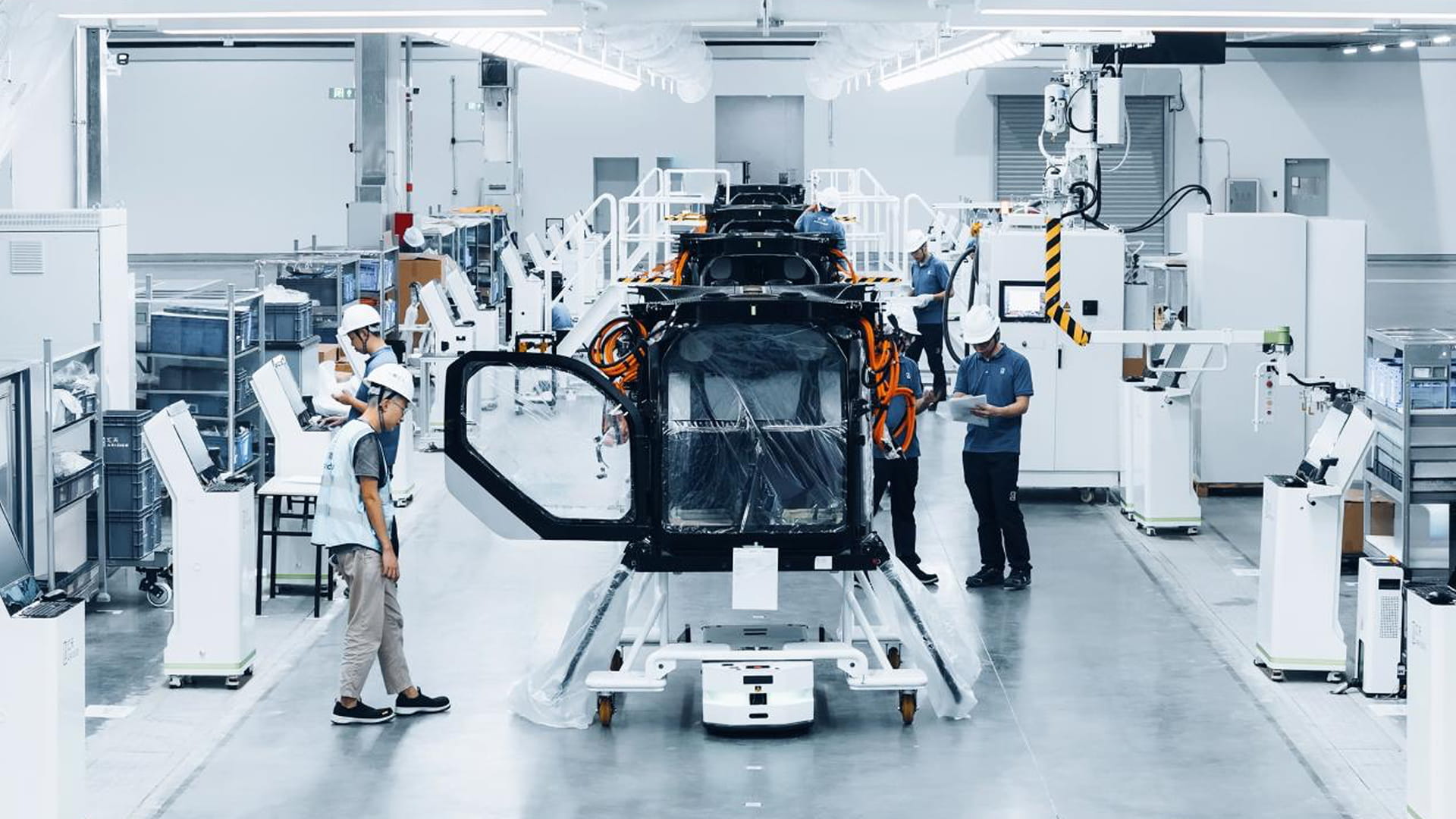 Photo shows Aridge’s manufacturing facility.