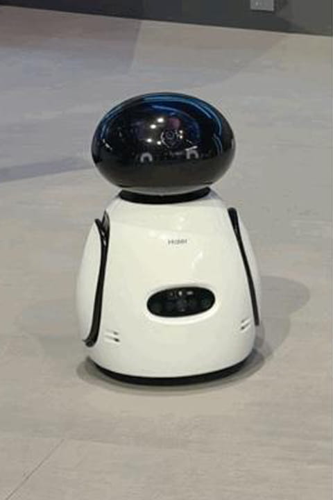 Photo of Haier’s latest home companion robot.