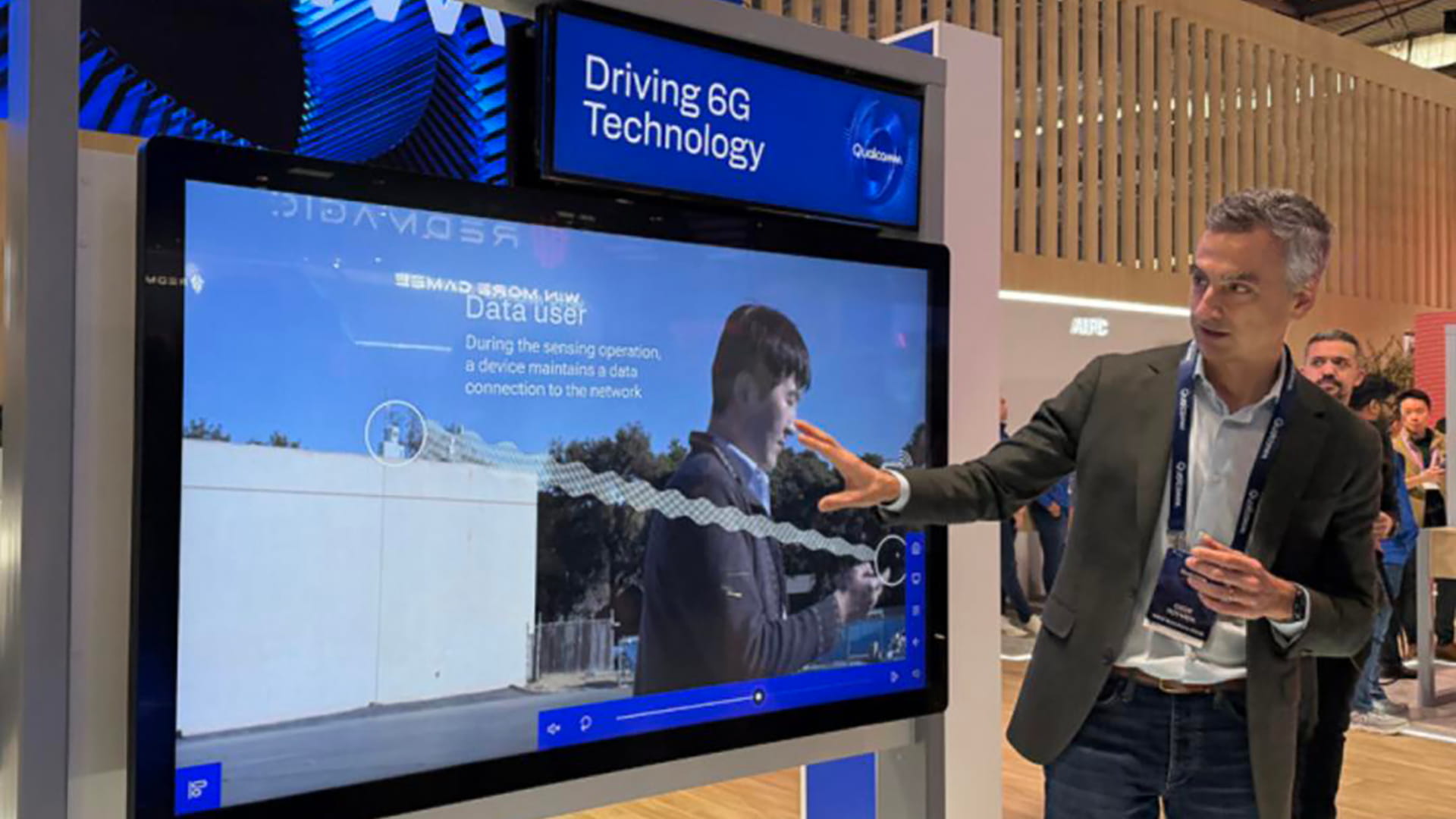Qualcomm’s booth at MWC 2026.