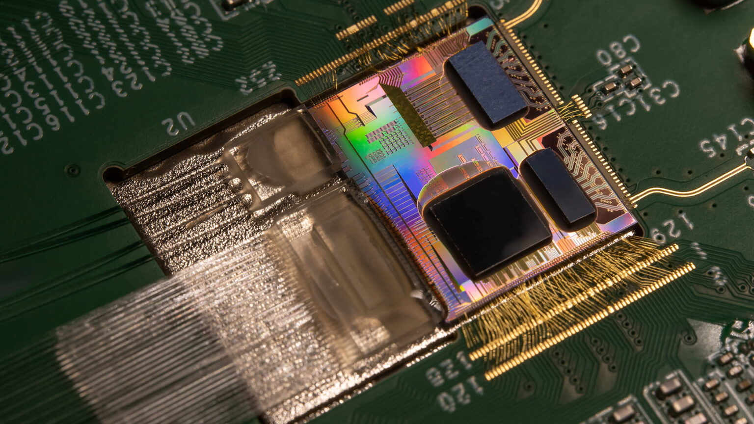 Close-up of LightSphere X, an optical circuit switch developed by Lightelligence. Image source: Lightelligence.