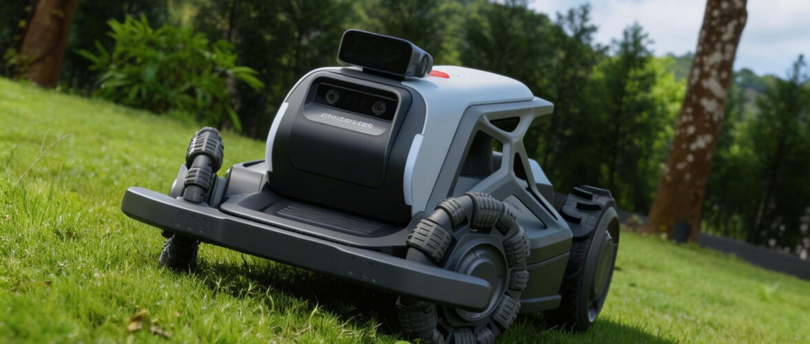 A robotic lawn mower from Airseekers’ Tron series. Image source: Airseekers.