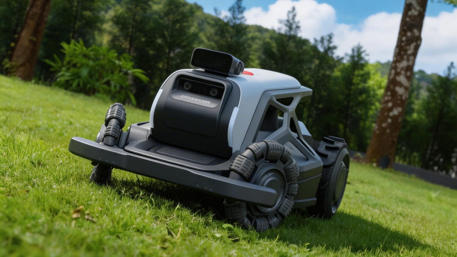 A robotic lawn mower from Airseekers’ Tron series. Image source: Airseekers.