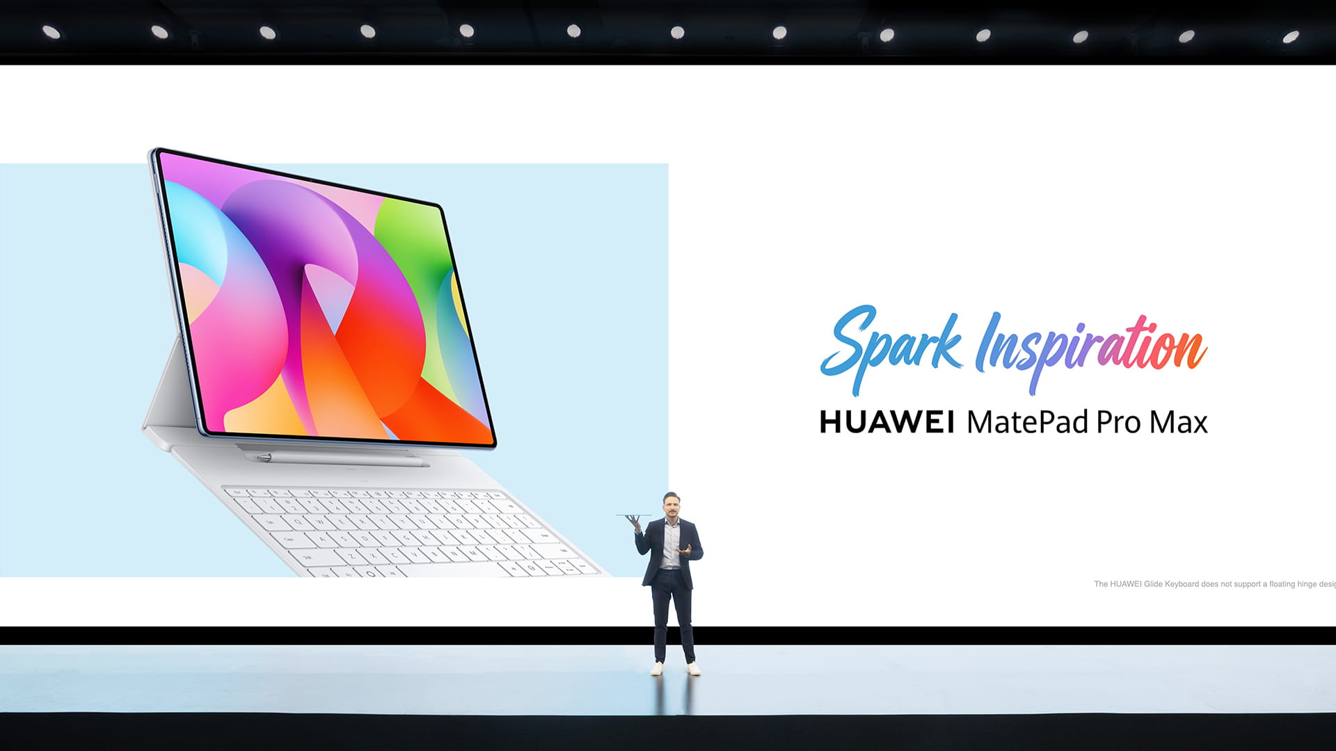 Photo shows the unveiling of Huawei’s MatePad Pro Max tablet at the company’s “Now Is Your Spark” product launch event in Bangkok, Thailand, on May 7, 2026.