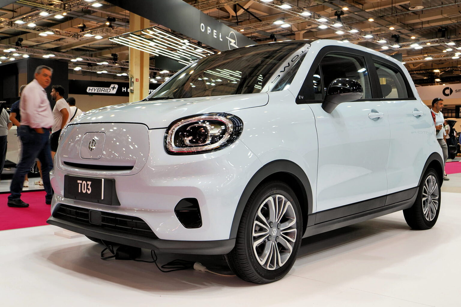 The Leapmotor T03, on display at the Auto Athina 2024 show in Athens, Greece. Photo source: Dreamstime (<a href="https://www.dreamstime.com/gstam110_info" style="border-bottom: 1px solid #1266f1; text-decoration: none;" onmouseover="this.style.color='#1266f1'" onmouseout="this.style.color=''">George Stamatis</a>, ID: 341905398).