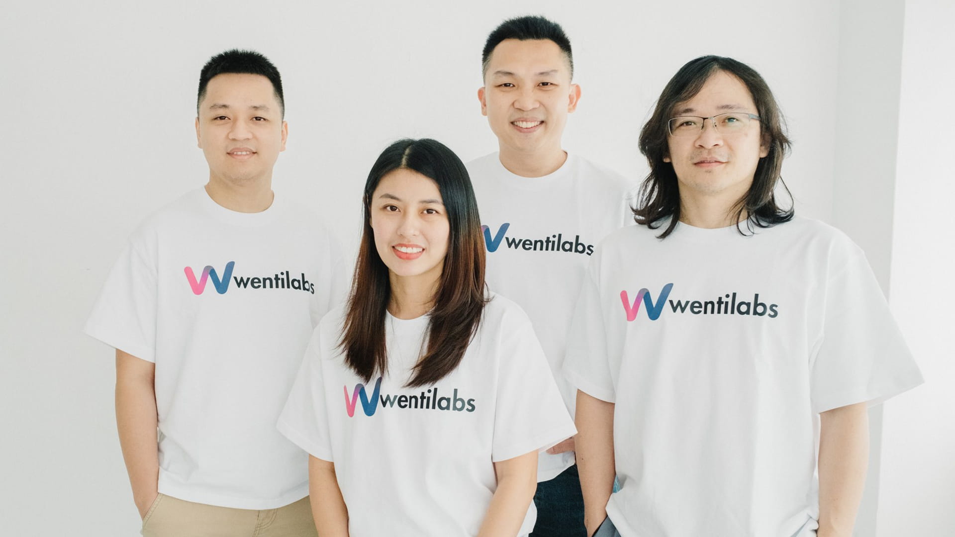 From left to right: Nguyen Tu, Gong Suk Yee, Ethan Ow, and Kwok Yangbin. The quartet are the co-founders of Wenti Labs.