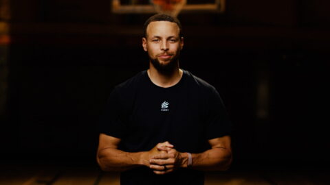 Golden State Warriors guard Stephen Curry. Photo courtesy of Li-Ning.