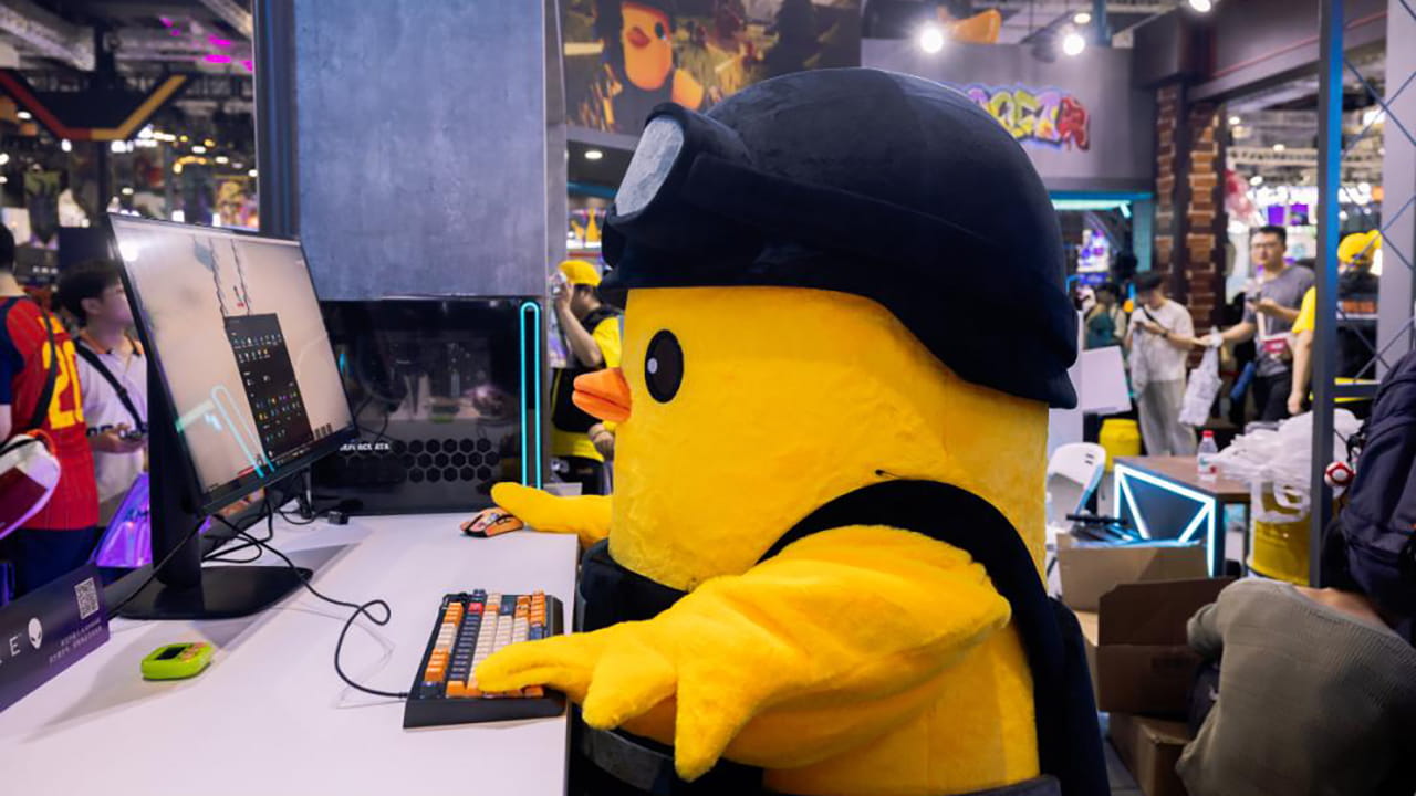 Photo shows Escape from Duckov’s booth at BW2026.