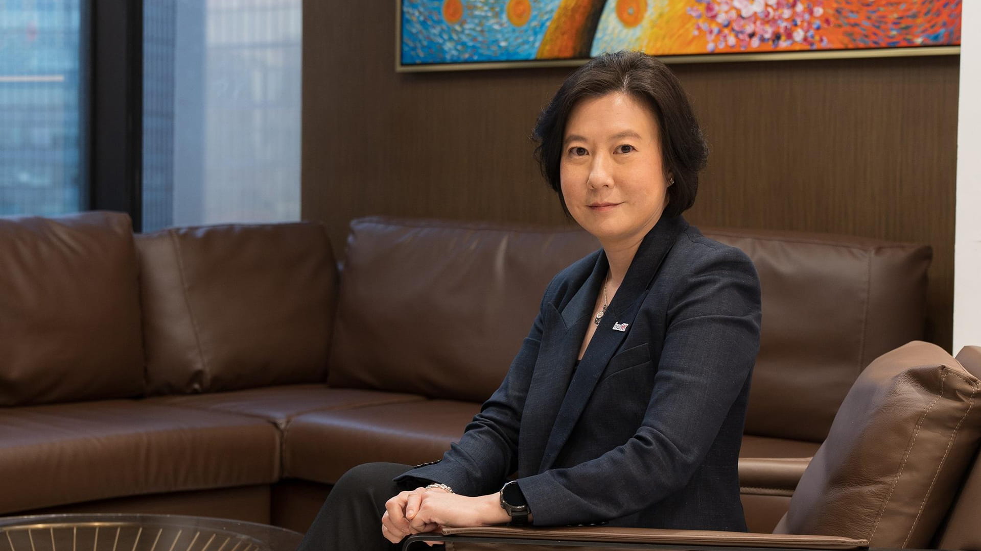 Photo of Alpha Lau, director general of InvestHK.
