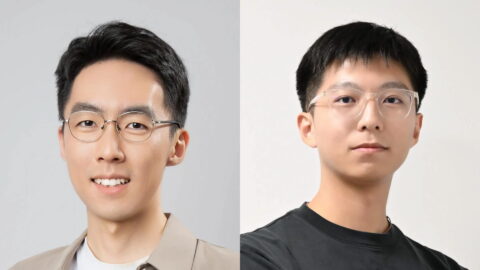 Zhaoxi Chen (left) and Fangzhou Hong, co-founders of Ropedia. Image source: Ropedia.