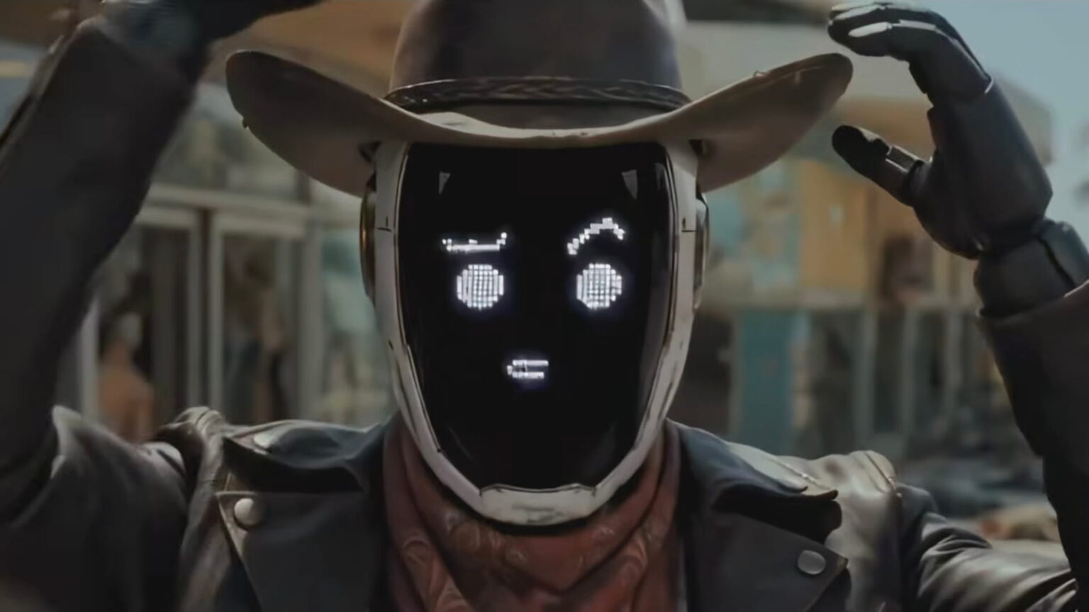 Screenshot of the protagonist from Zombie Scavenger, a short film produced with the help of artificial intelligence. Image source: Liu Ziyu (Mx-Shell).