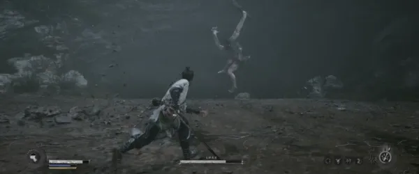 A snippet of the combat mechanics in Black Myth: Zhong Kui, captured from the August 20 gameplay demo.