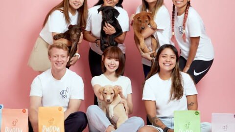 Buddy Bites’ team, pictured with Malaysian actress Lin Mei Chen (front, second from left), an ambassador for the brand. Photo source: Buddy Bites via LinkedIn.