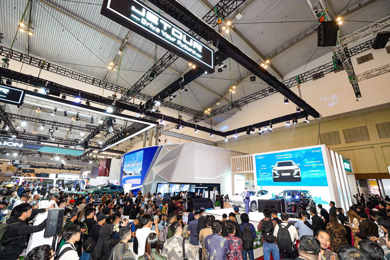 Jetour's booth at the Gaikindo Indonesia International Auto Show 2024. Photo source: Jetour.
