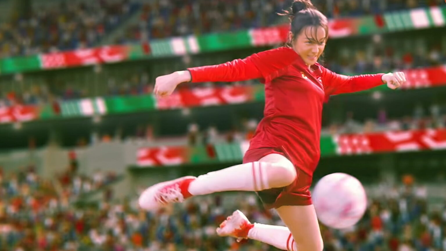 Screenshot from a preview trailer for Kung Fu Soccer. Image source: Maoyan Entertainment, Encore Films.