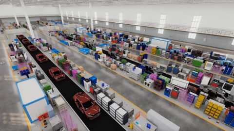 A digital twin created by Manycore Tech using its SpatialTwin technology. Image source: 36Kr.