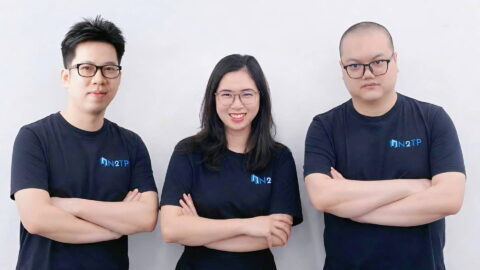 N2TP’s team. From left to right: Ho Hai Phong, Duong Thi Hong Nhung, and Do Ngoc Tuan. Photo courtesy of Touchstone Partners.