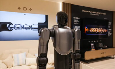 Dreame’s Echo P1 is a dual-arm, butler-style robot designed for a range of service applications. Photo source: Dreame.