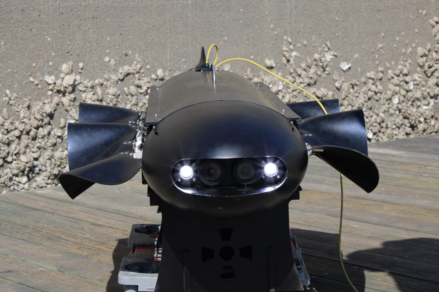 A biomimetic amphibious vehicle developed by Gongzhi Marine. Photo source: Gongzhi Marine Equipment Technology.