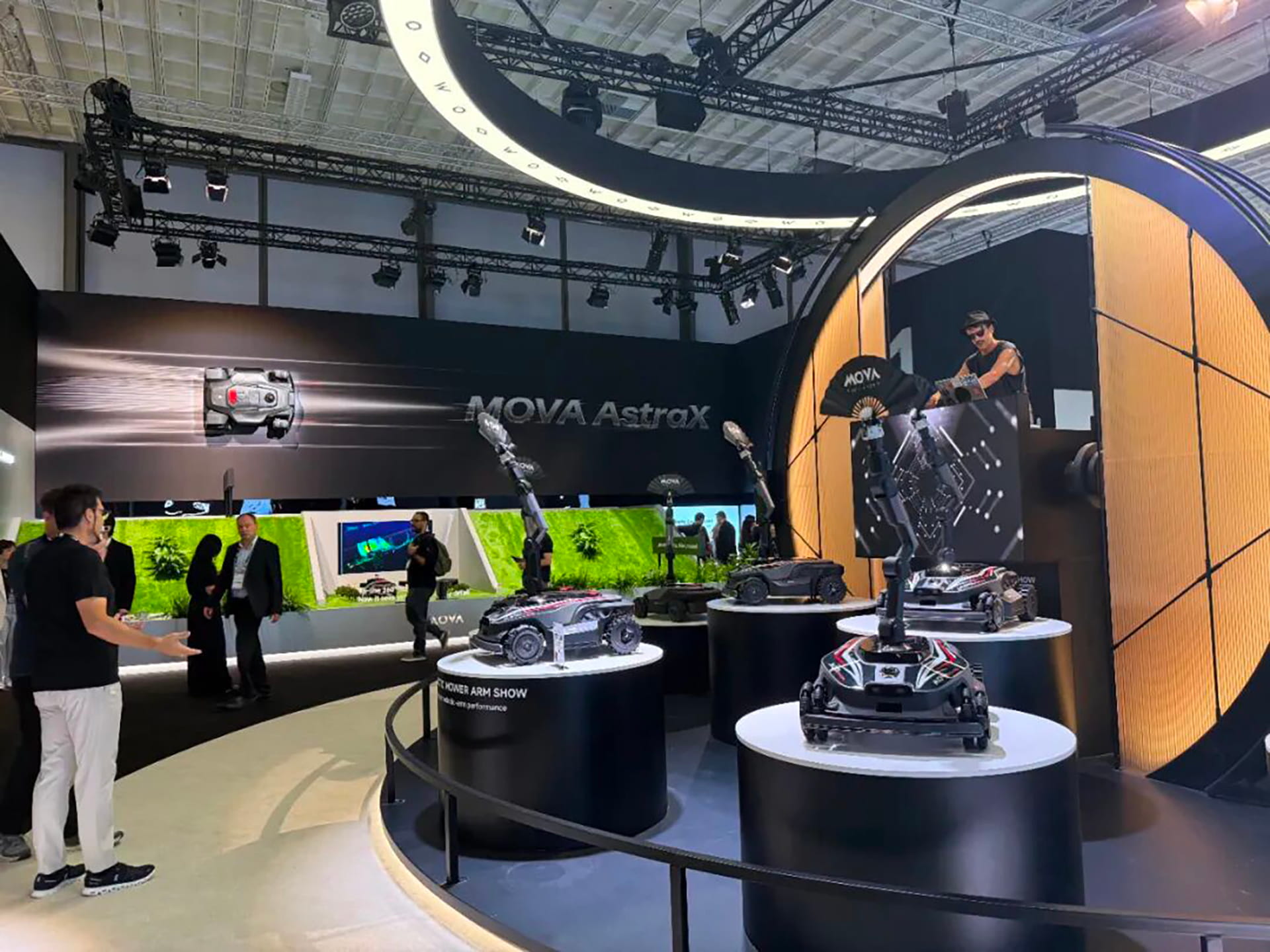 Photo shows Mova's product exhibition at IFA 2026.