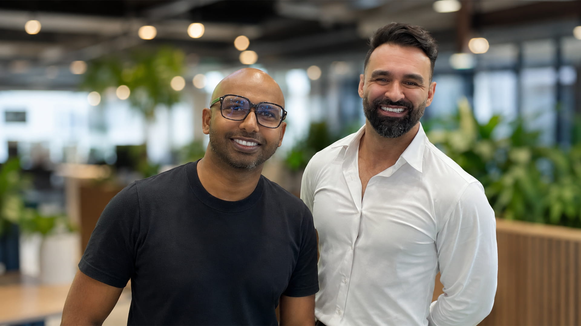 Photo of Arvin Singh (left) and Alex Yardley, co-founders of Laters.com.