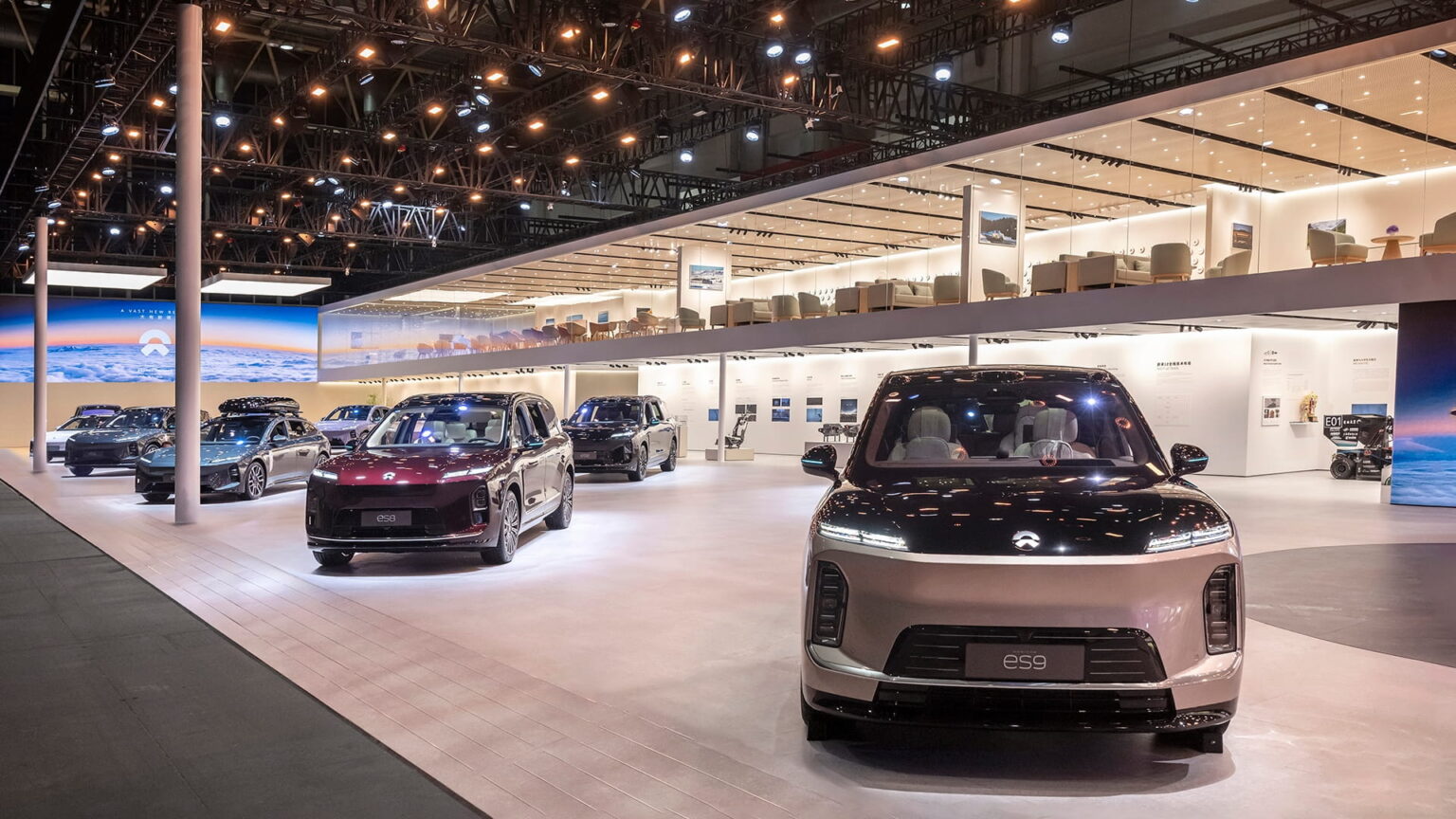 Nio’s exhibition area at Auto China 2026, also known as the Beijing Auto Show. Photo courtesy of Nio.