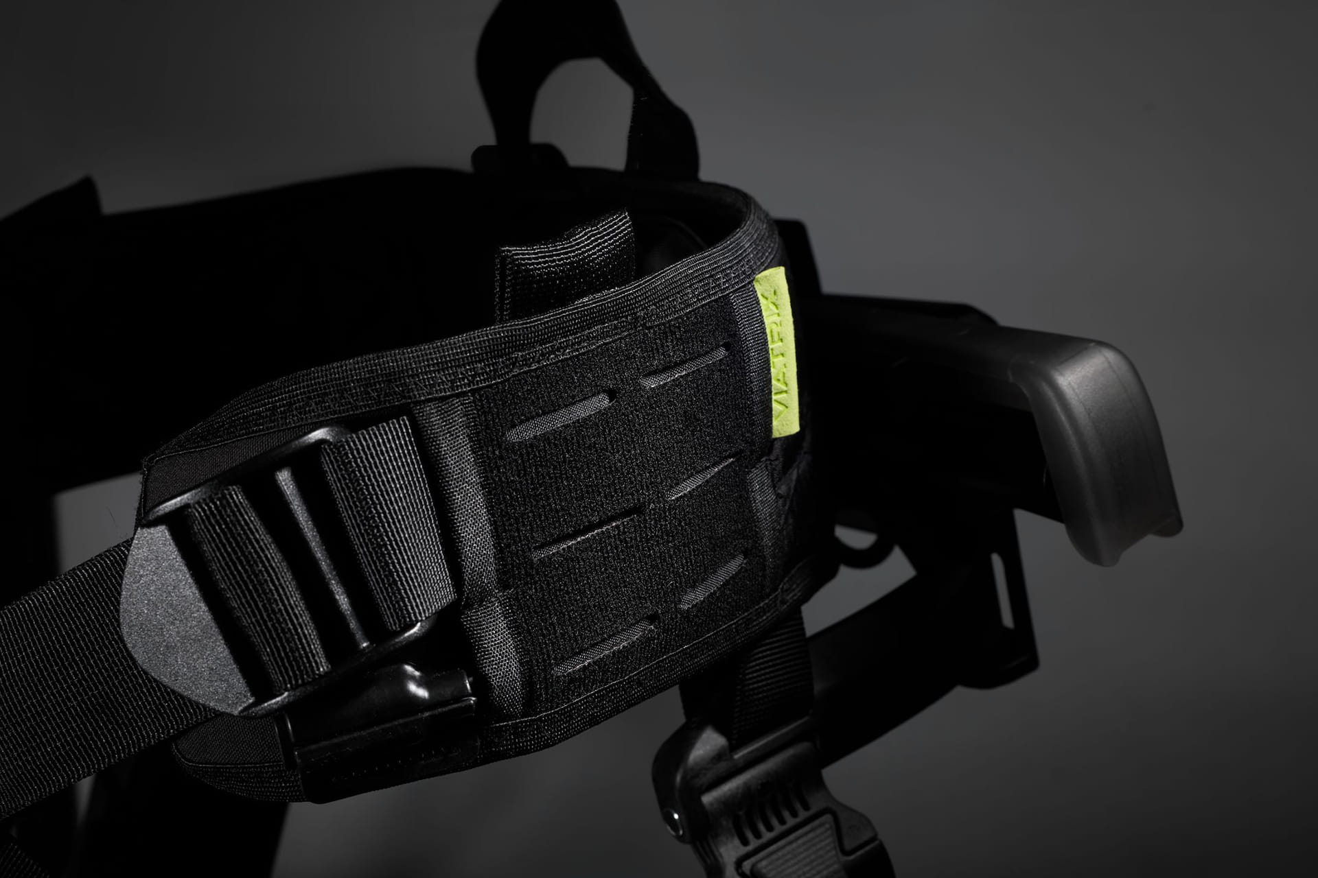 Image shows the Viatrix Xmolle quick release system.