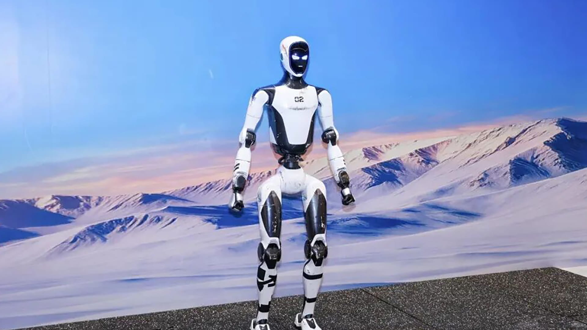 Photo shows Unitree Robotics' H2-X humanoid robot.
